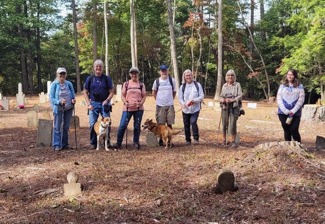 Group at Lake James Cemetery